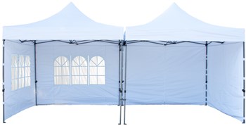 Tentdak voor doorwerktent