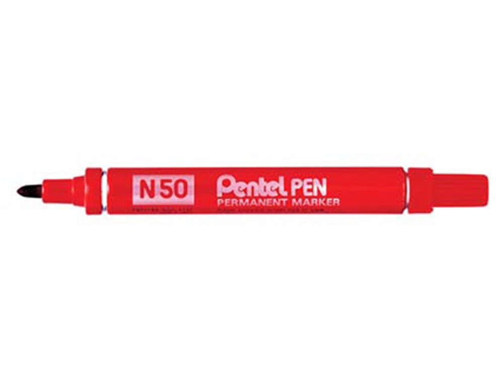 PENTEL MERKPEN N50 2.0MM KLEUR ROOD