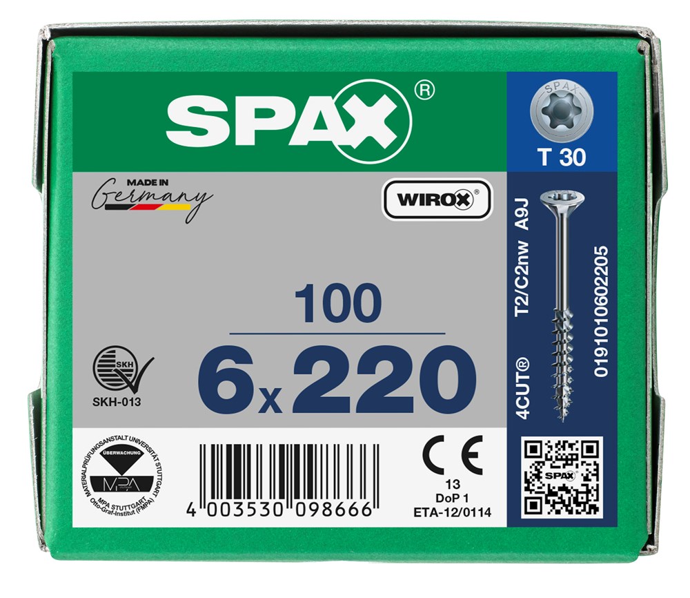 spaanplaatschroef wirox spax-6 spaanplaatschroef wirox spax-6