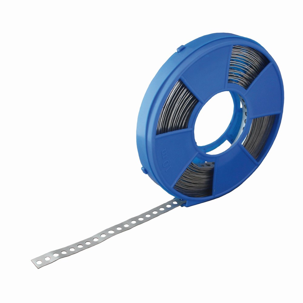 MONTAGEBAND BLAUWE CASSETTE - VLAK 10 MTR 12X0,8 SV