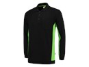 TRICORP Polosweater zwart/lime 2XL 302001 302001blacklimeside.png