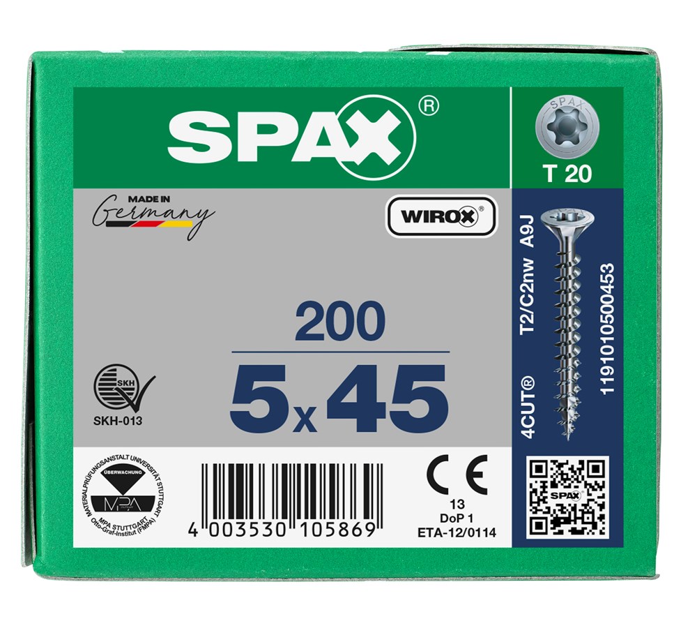 spaanplaatschroef wirox spax-6 spaanplaatschroef wirox spax-6