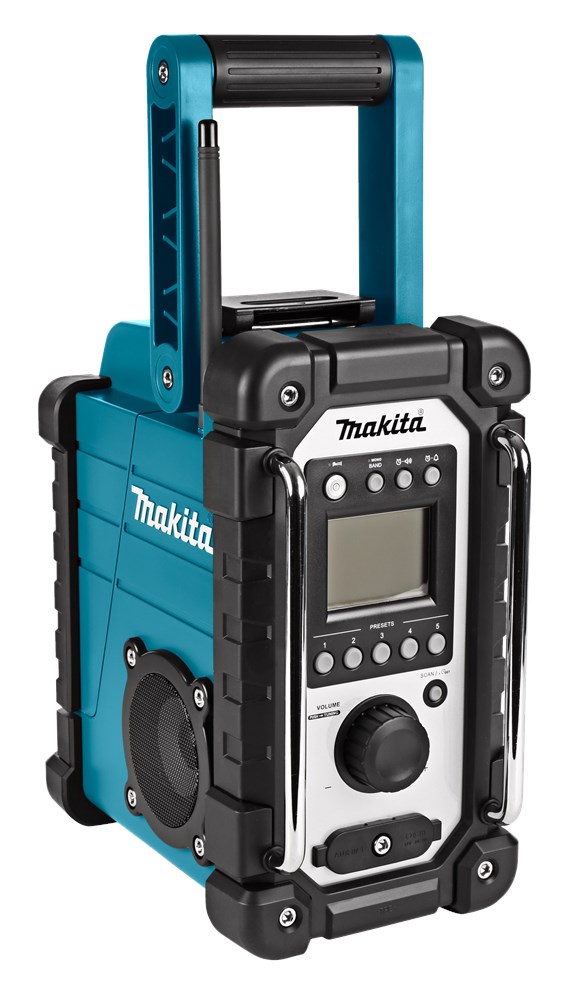 Makita bouwradio DMR107 FM/AM accu(s) en lader | Polvo bv