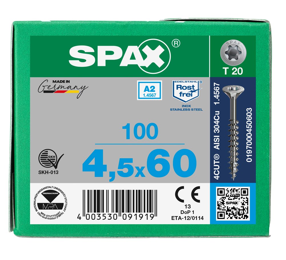 spaanplaatschroef rvs a2 spax-6 spaanplaatschroef rvs a2 spax-6