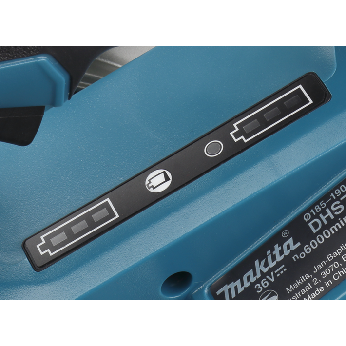 Afbeelding Makita 2x18 v cirkelzaag 190 mm DHS783ZJU