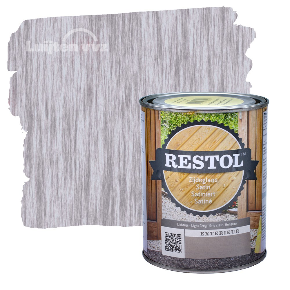 Restol Houtolie Zijdeglans Lichtgrijs (1)
