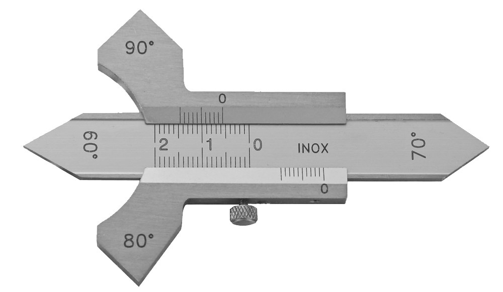 Afbeelding voor Lashoogtemeter inox 0-20mm