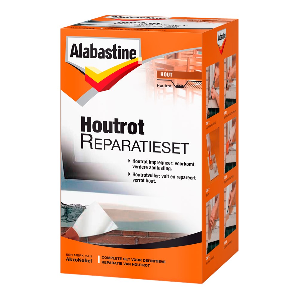 Alabastine houtrot reparatieset 500 gram (1)