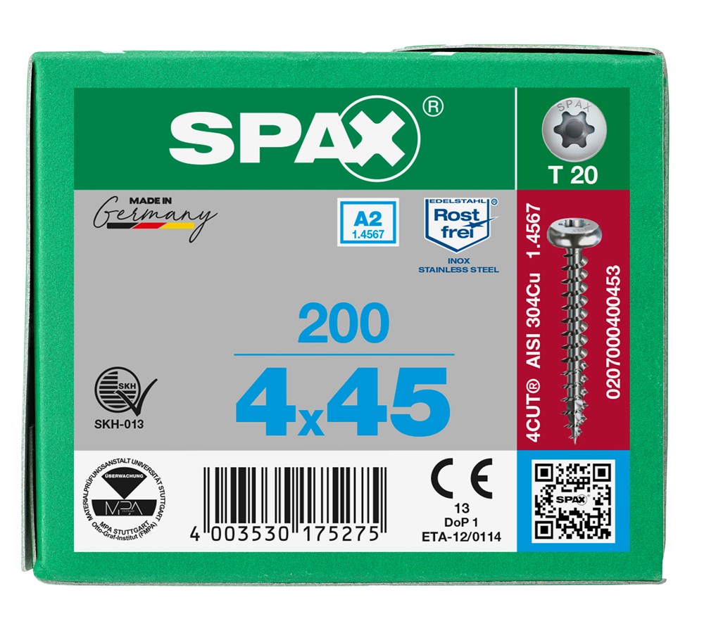 spaanplaatschroef rvs a2 spax-6 spaanplaatschroef rvs a2 spax-6