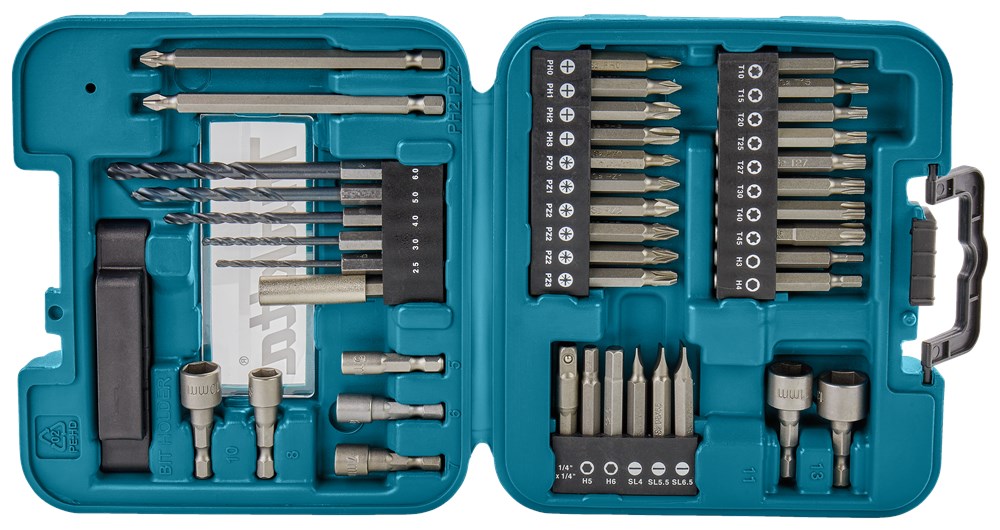 boor-/schroefbitset makita-6 boor-/schroefbitset makita-6