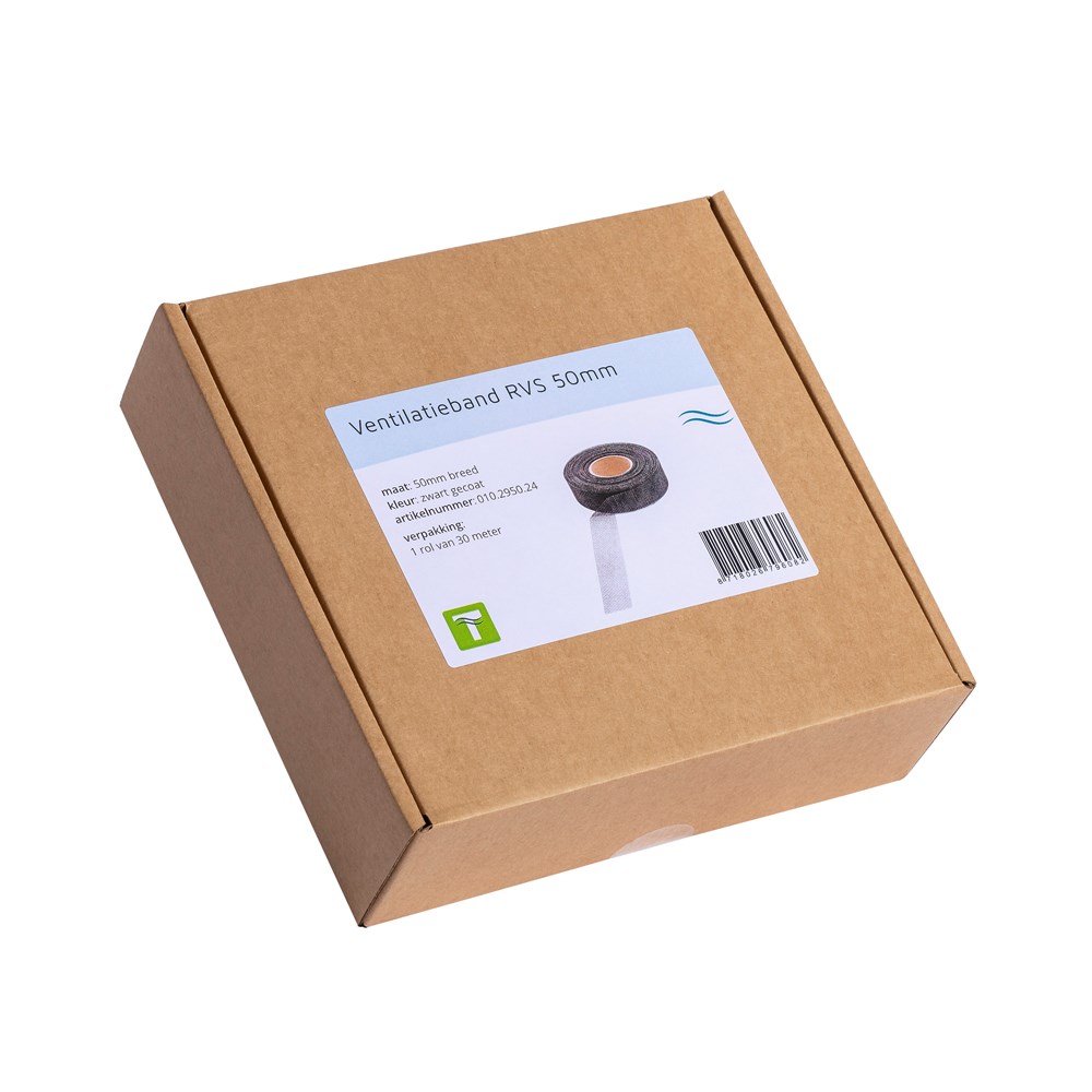 ventilatieband rvs zwart gecoat tilmar-4 ventilatieband rvs zwart gecoat tilmar-4