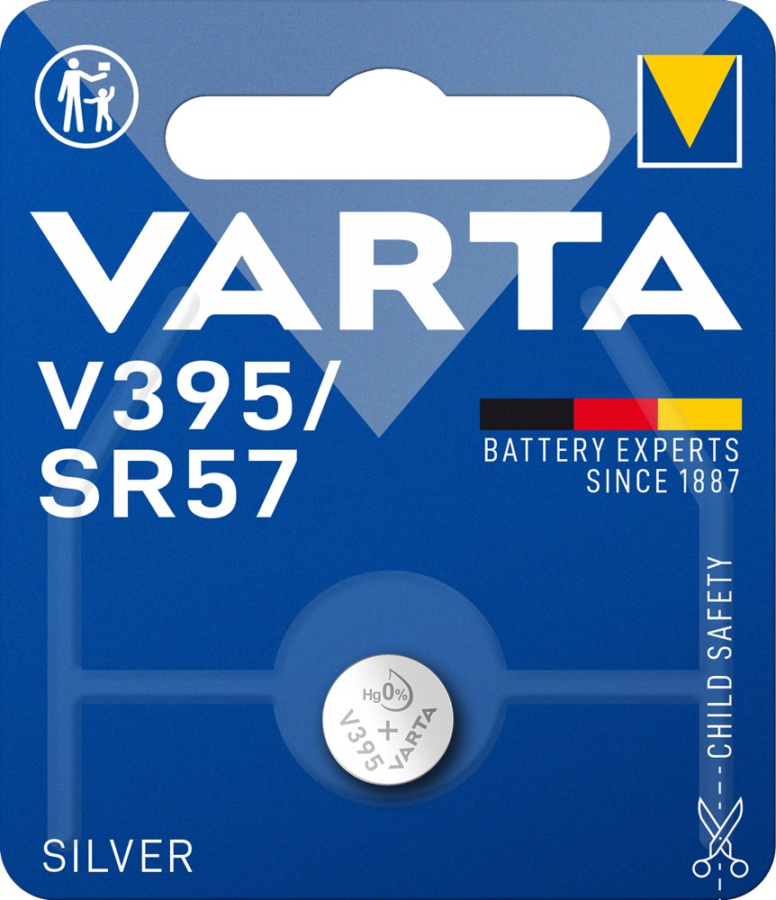 Afbeelding voor Batterij knoop 1.55V V395/SR57