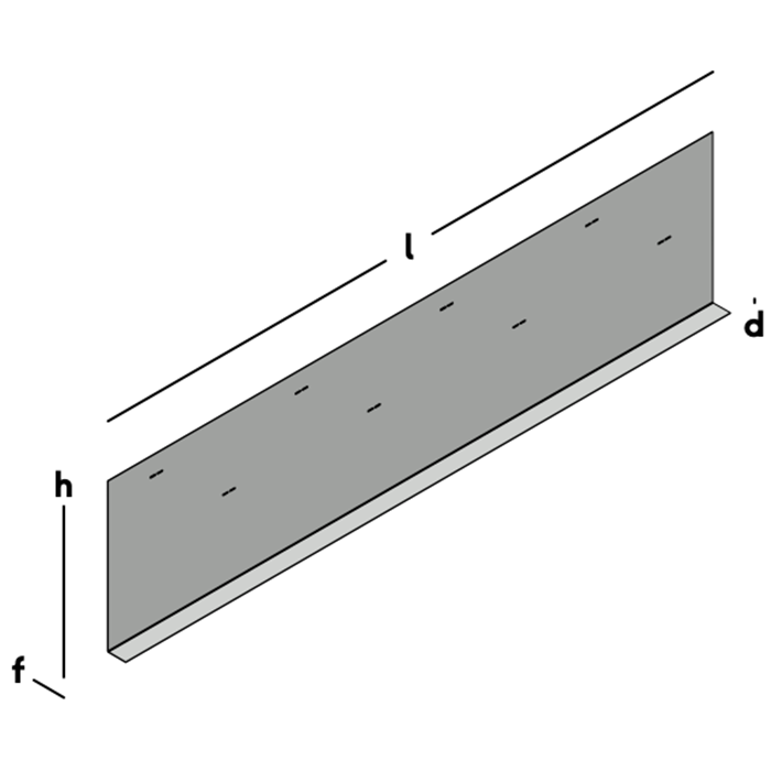 Afbeelding tekening GB metalen randkist 90° sv-1
