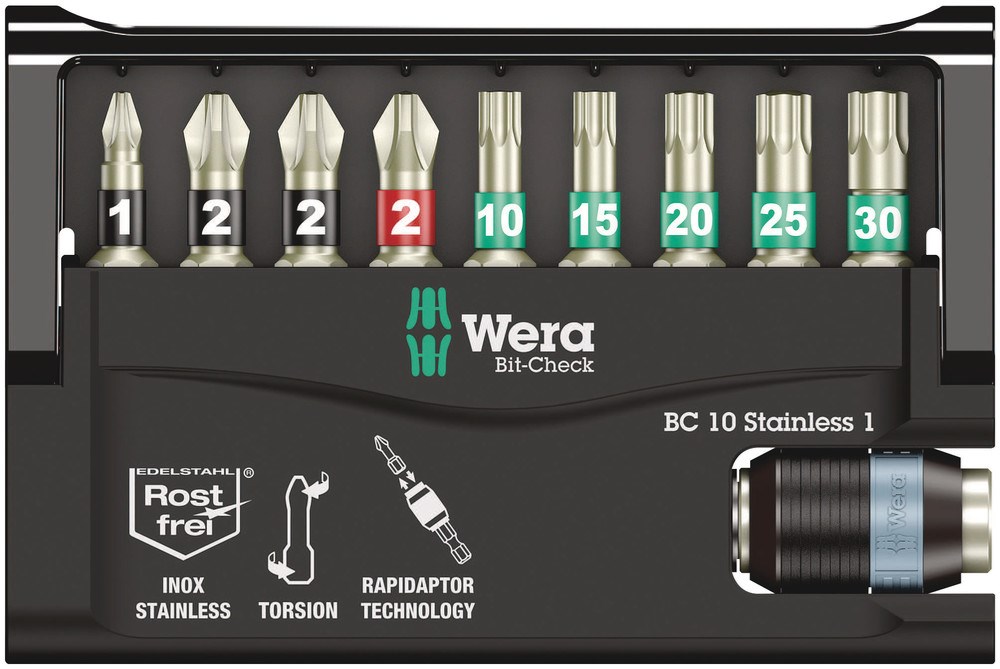 schroefbitset rvs wera-2 schroefbitset rvs wera-2