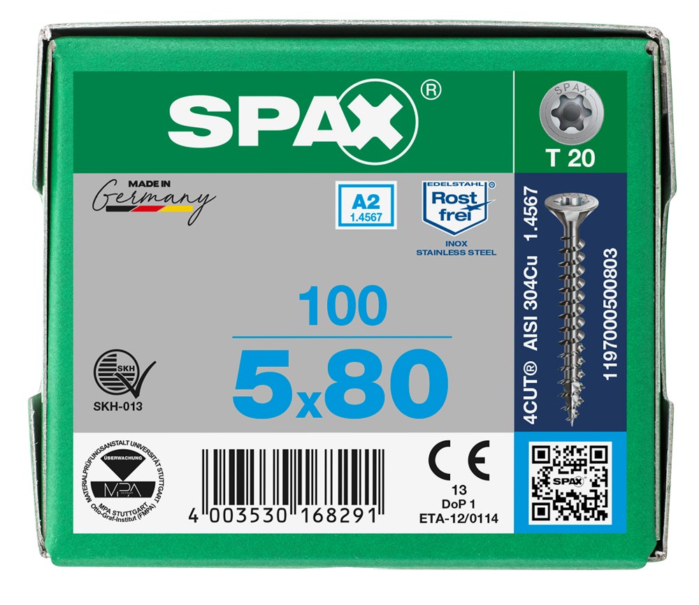 spaanplaatschroef rvs a2 spax-6 spaanplaatschroef rvs a2 spax-6