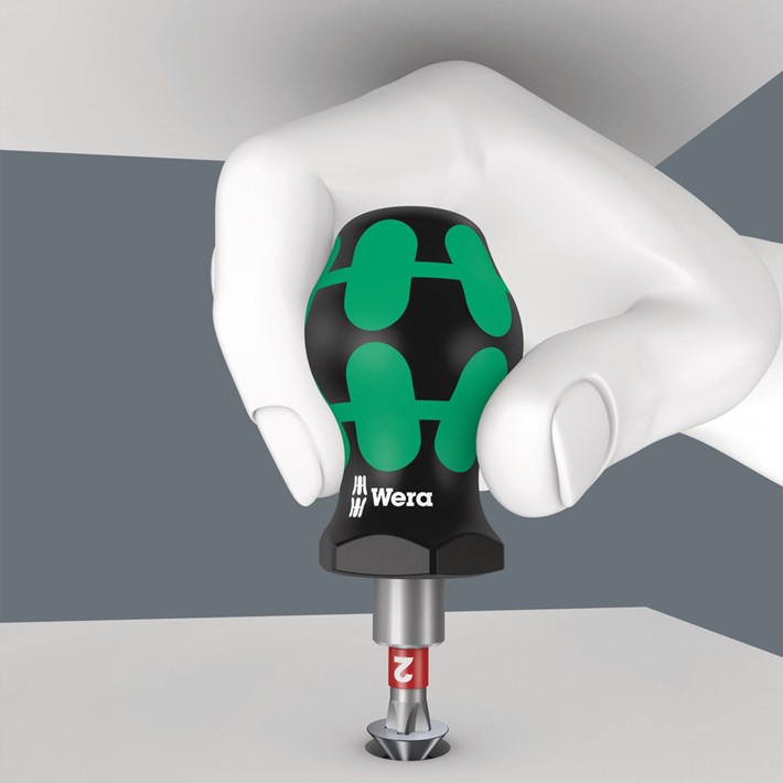 <b>Compact vorm</b><br/>Door de compacte greepvorm en de korte kling zijn de Kraftform Stubbies ideaal voor het verrichten van schroefwerkzaamheden op lastige schroeflocaties.