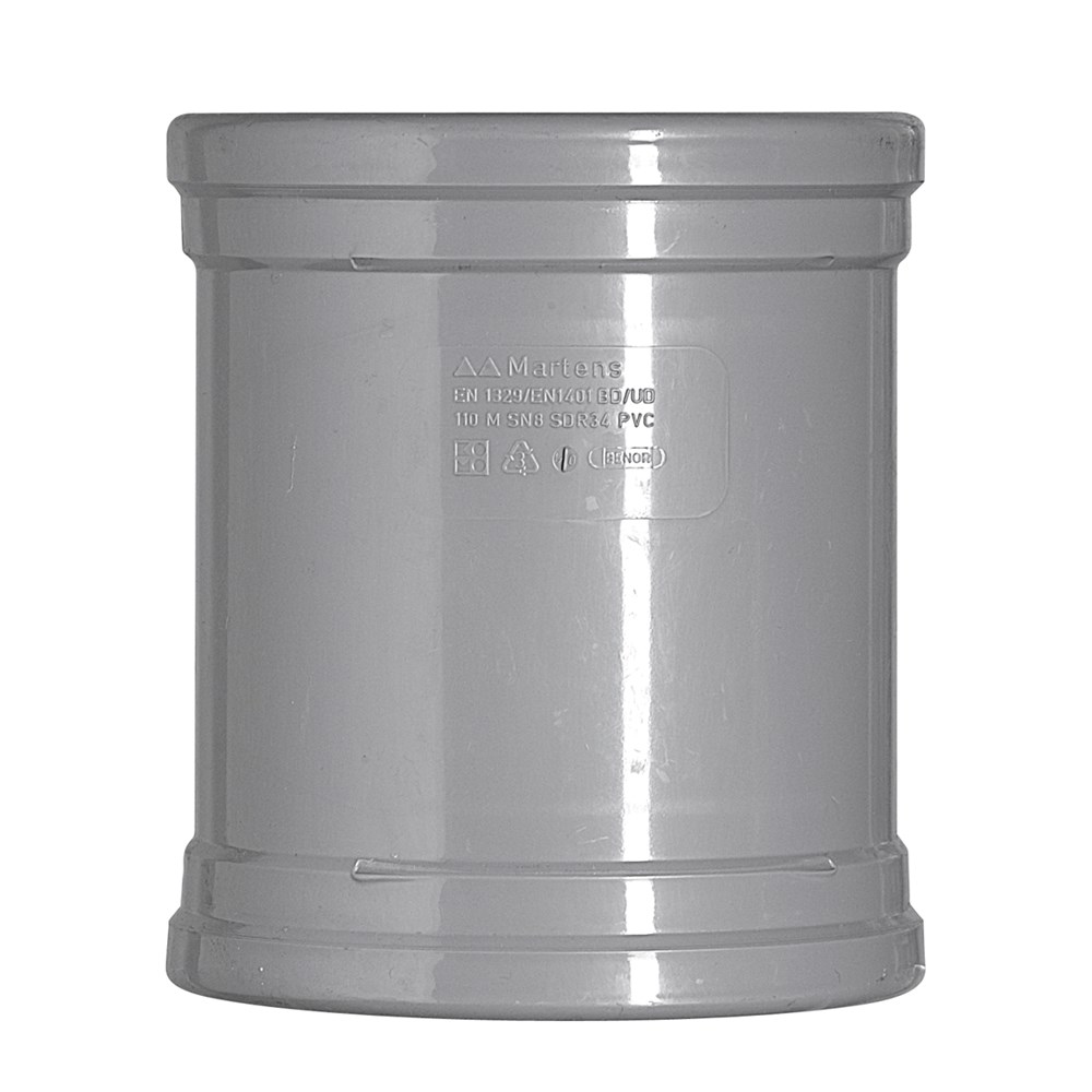 overschuifmof pvc grijs rwa-2 overschuifmof pvc grijs rwa-2