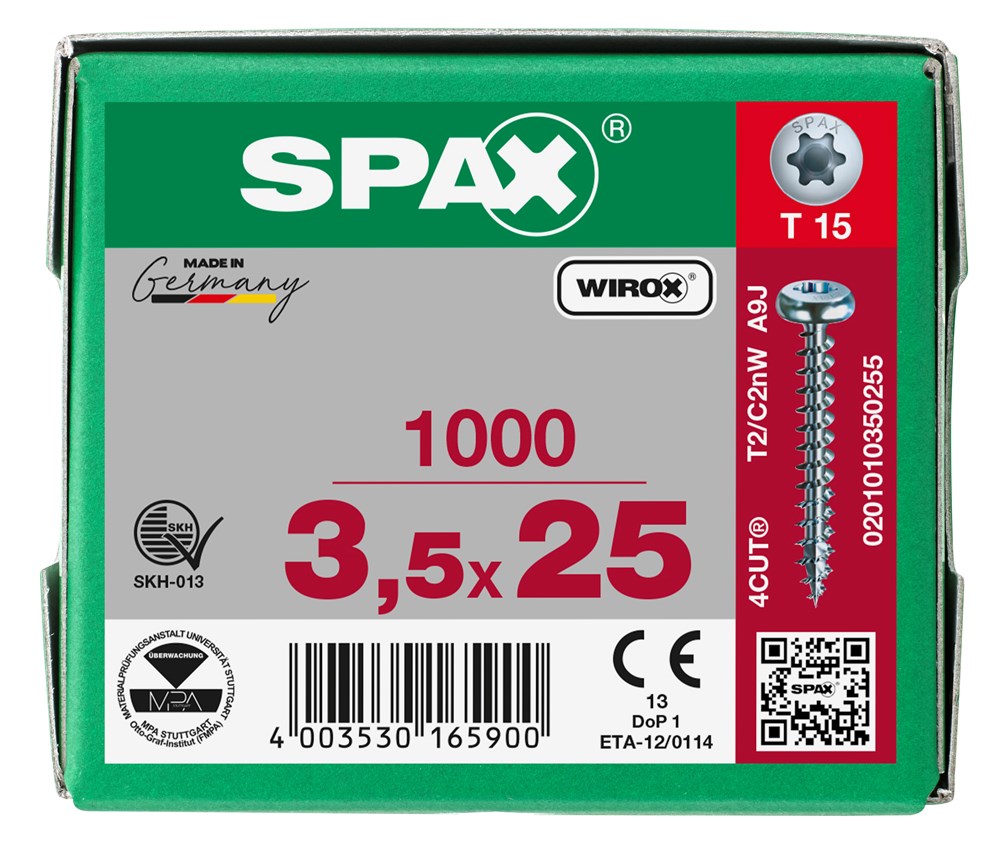 spaanplaatschroef wirox spax-6 spaanplaatschroef wirox spax-6