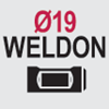 Standaard kernboor opname Weldon 19 mm (19,05 mm)
