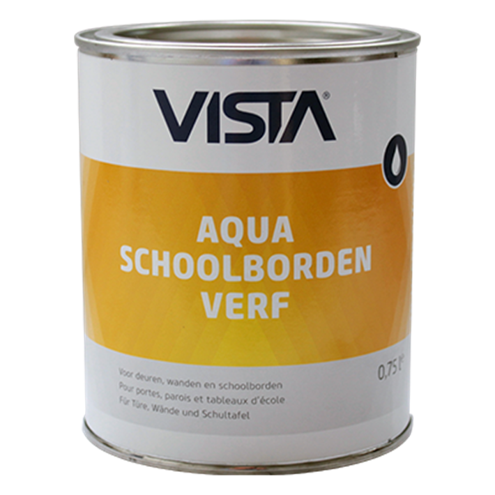 Vista Aqua Schoolbordenverf 0.75 ltr.