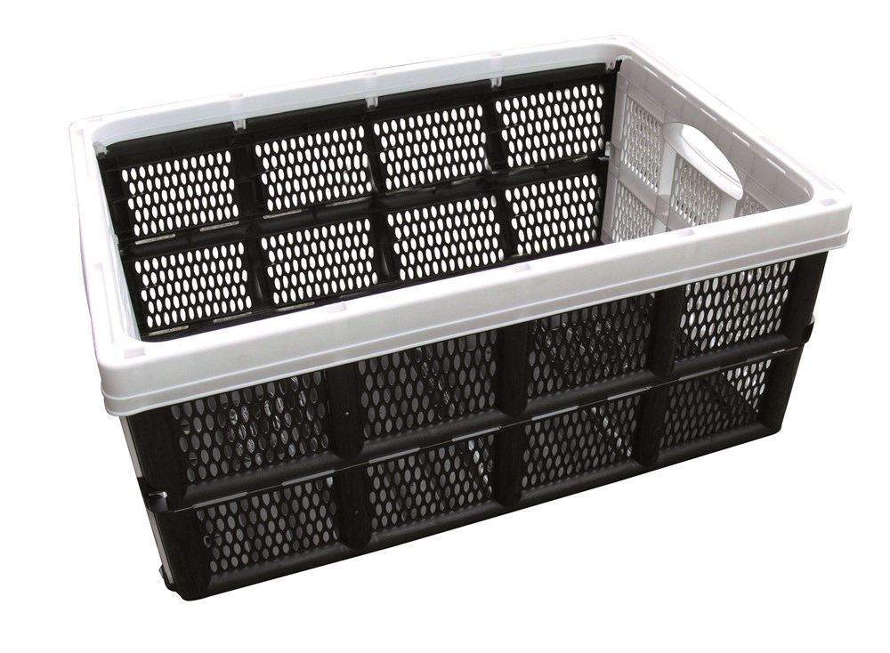 Afbeelding voor Vouwkrat 32 liter zwart