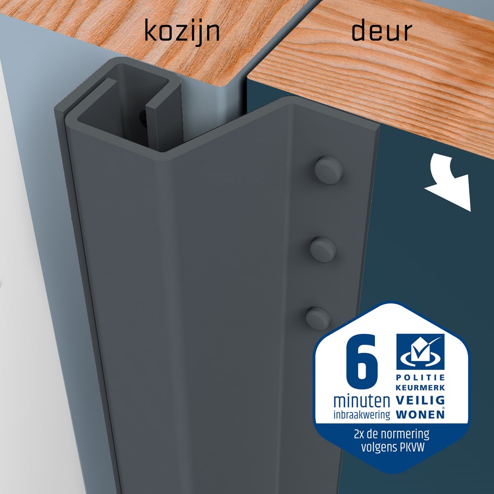 secustrip buitendraaiend baz.grijs skg*-2 secustrip buitendraaiend baz.grijs skg*-2