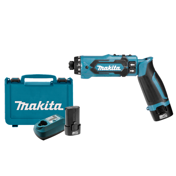 Afbeelding Makita 7,2v precisie pen schroevendraaier DF012DSE