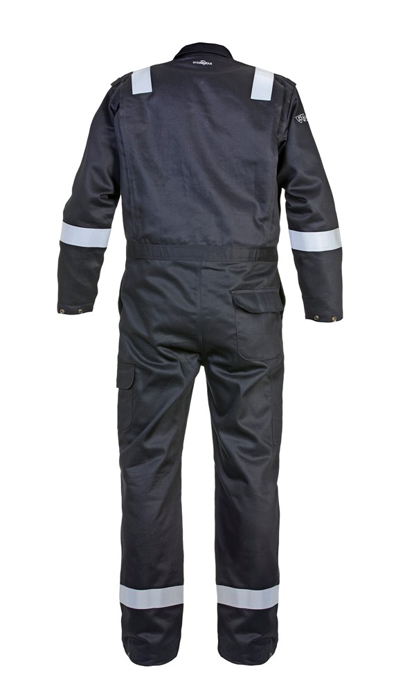 COVERALL MINDEN BLACK ZIP FR/AS MT 54