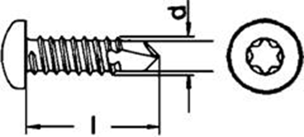 plaatschroef zelfborend rvs a2-2 plaatschroef zelfborend rvs a2-2