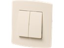 KELFORT Schakelaar dubbel WIS/WIS RAL9010 1525605_1.png