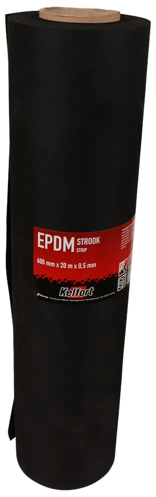 stroken epdm folie zwart kelfort-2 stroken epdm folie zwart kelfort-2