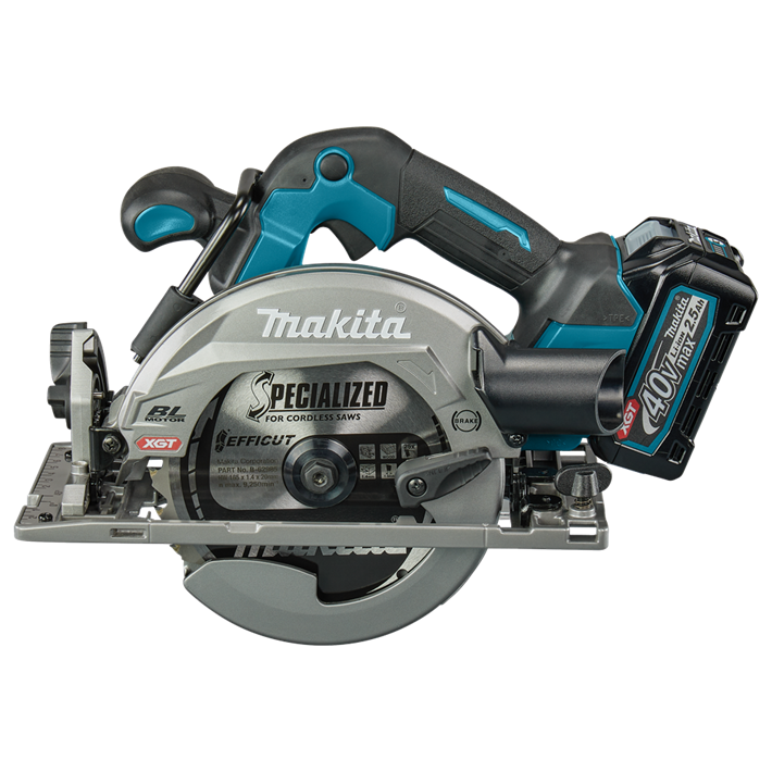 Afbeelding Makita 40 v max cirkelzaag 165 mm HS012GD201
