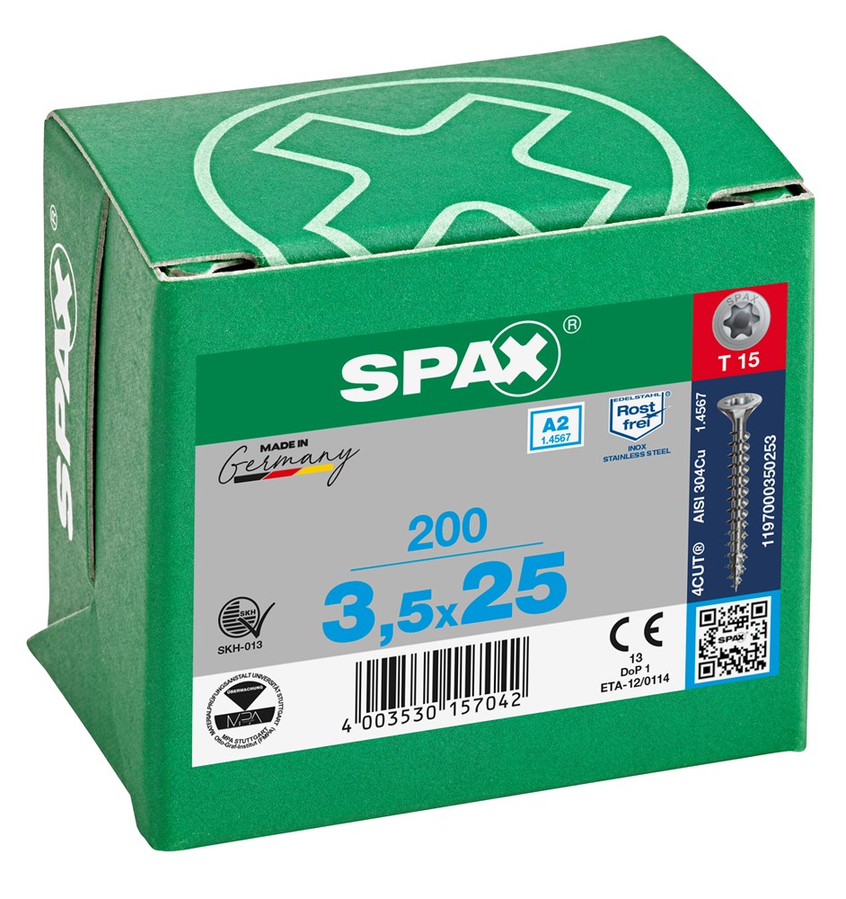 spaanplaatschroef rvs a2 spax-4 spaanplaatschroef rvs a2 spax-4