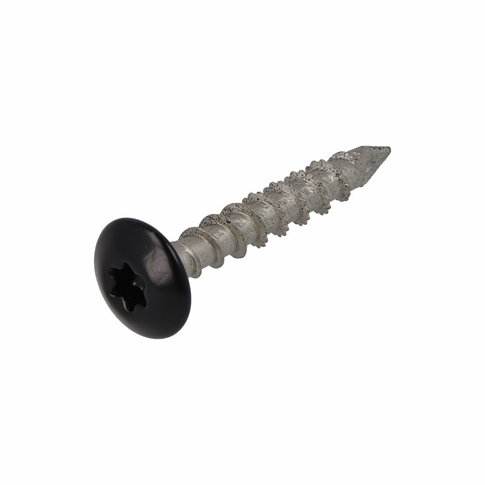 Afbeelding voor Beslagschroef zwart platkop Torx 6.0x40 per kuip (30 st)