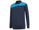 TRICORP Polosweater Bicolor ink/turquoise M 302004 302004inkturquoiseside.jpg