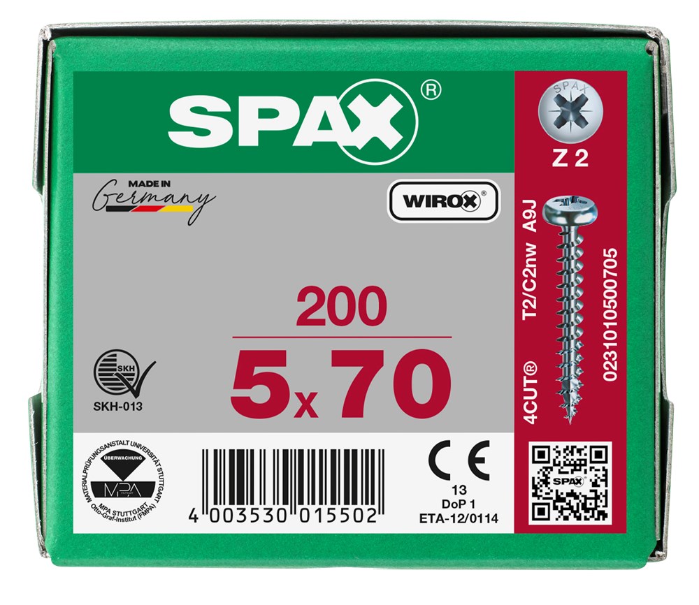spaanplaatschroef wirox spax-6 spaanplaatschroef wirox spax-6