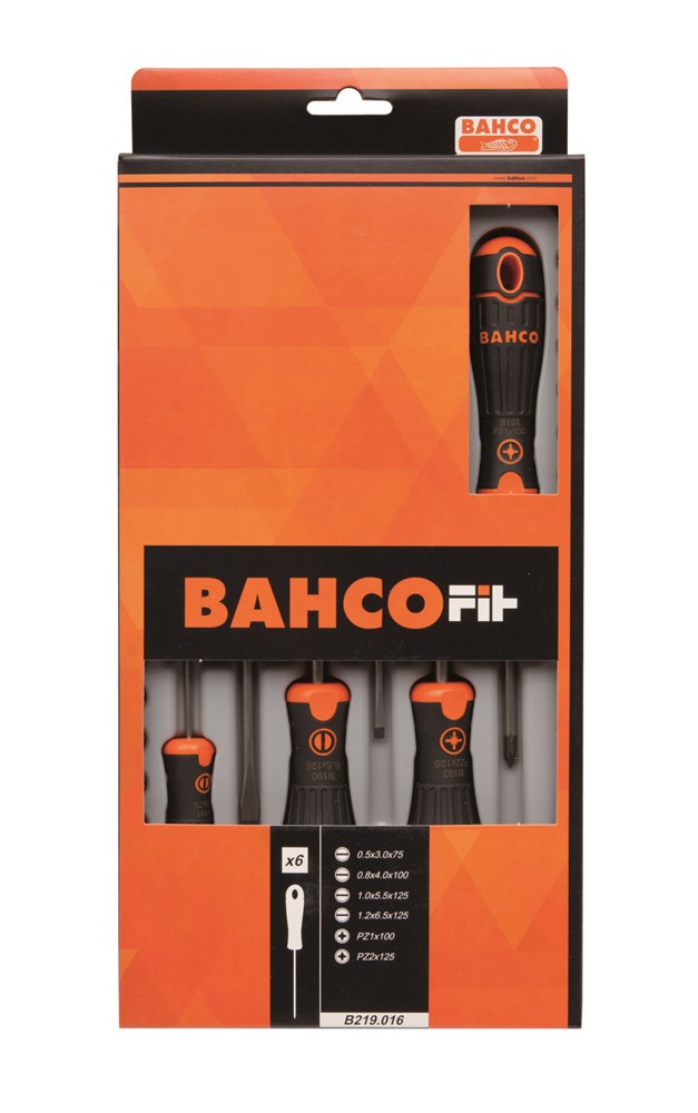 schroevendraaierset bahcofit bahco-1 schroevendraaierset bahcofit bahco-1