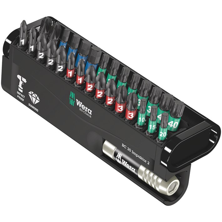 Afbeelding Wera bitset Bit-Check 30 Impaktor 2