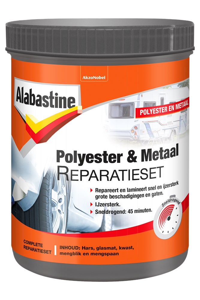 Alabastine polyester en metaal reparatieset 250 gram (1)