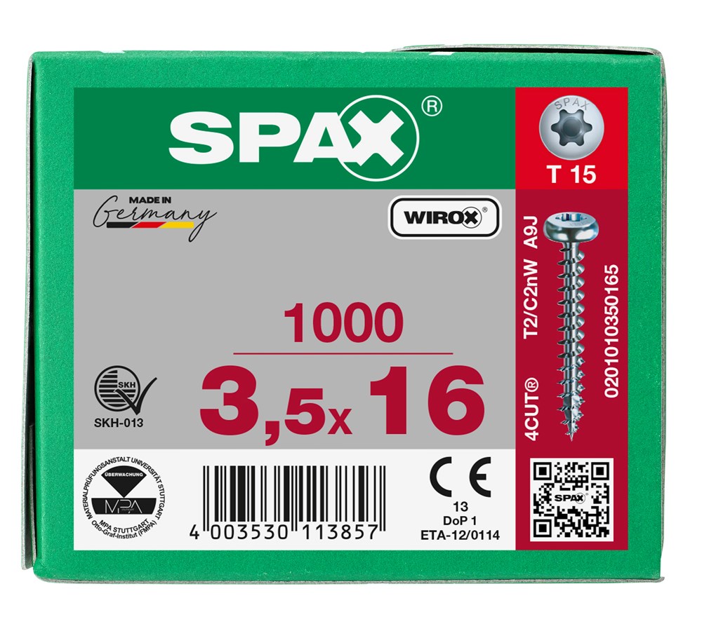 spaanplaatschroef wirox spax-6 spaanplaatschroef wirox spax-6