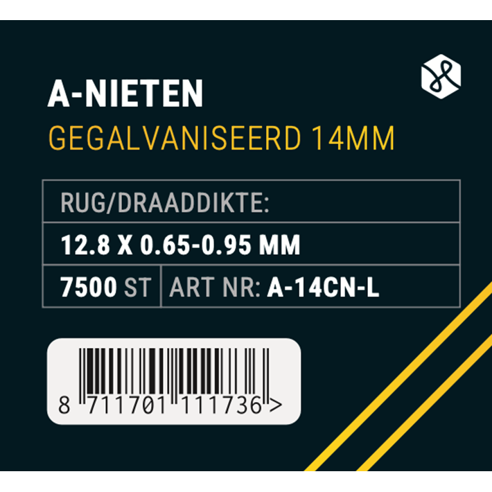 Afbeelding Union niet A-14 Gegalvaniseerd