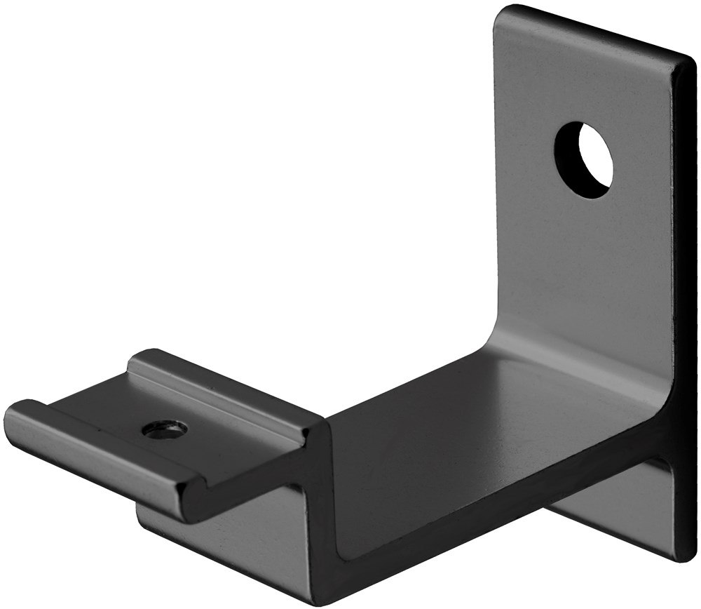 leuninghouder aluminium matzwart hermeta-1 leuninghouder aluminium matzwart hermeta-1