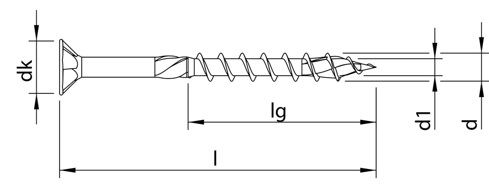 spaanplaatschroef verzinkt heco-2 spaanplaatschroef verzinkt heco-2