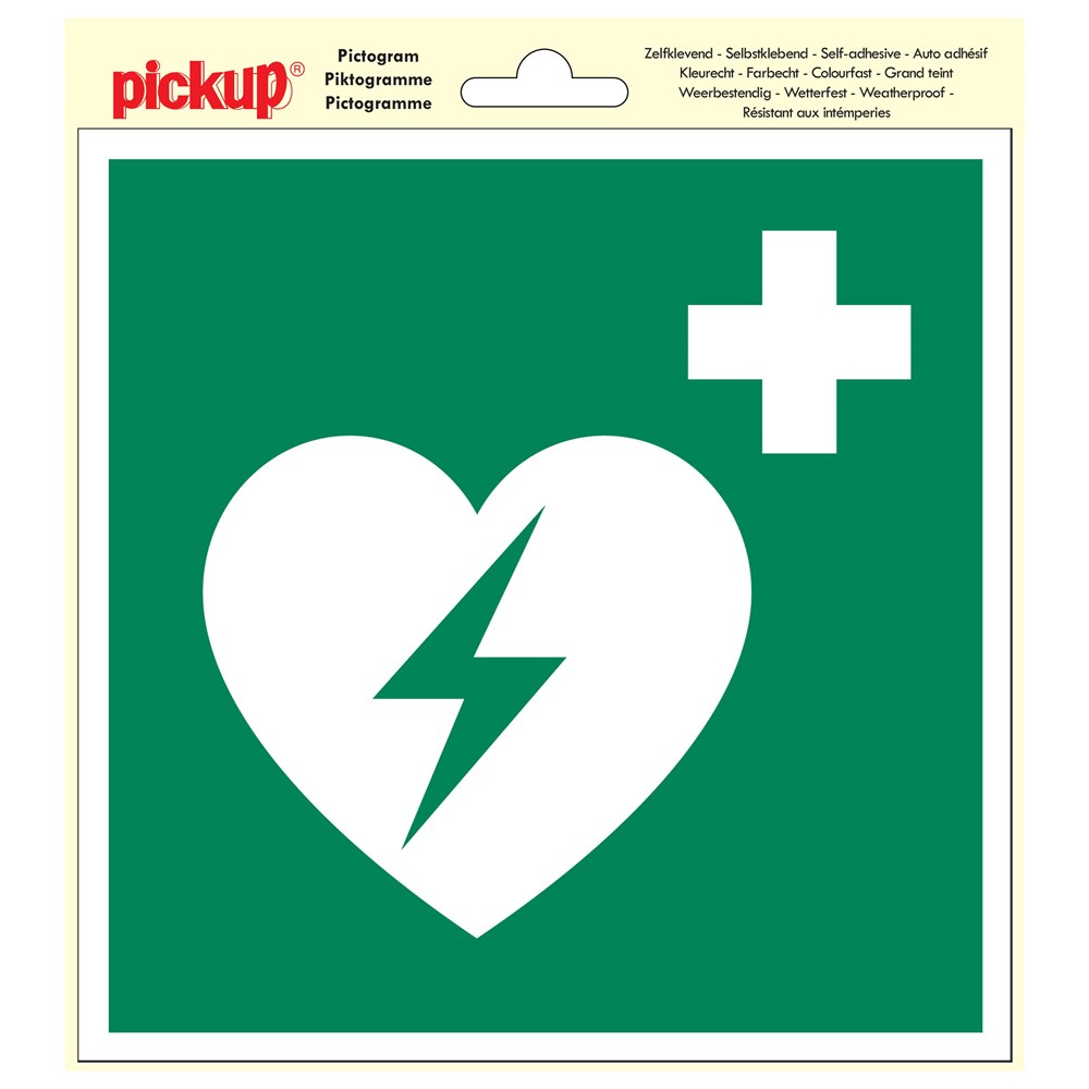 PICTOGRAM 20X20 EAD DEFIBRILLATER