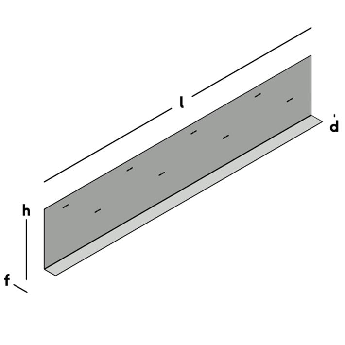 Afbeelding tekening GB metalen randkist 90° sv-1