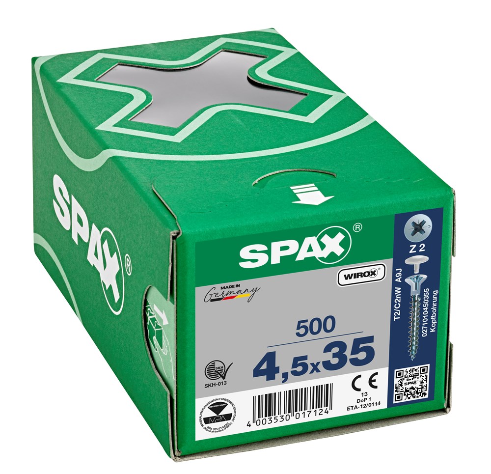 spaanplaatschroef wirox spax-4 spaanplaatschroef wirox spax-4