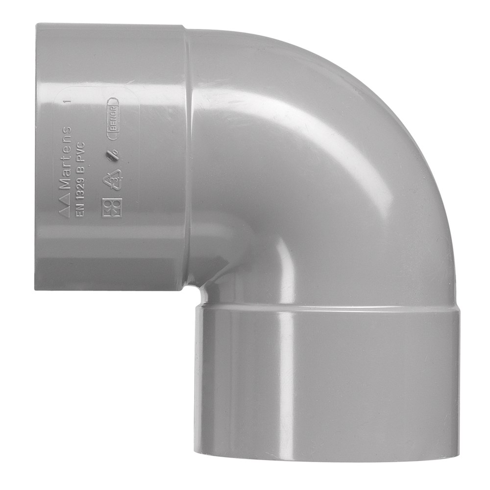 bocht pvc grijs rwa-2 bocht pvc grijs rwa-2