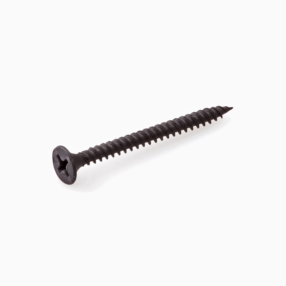 3.5 mm, 55 mm, voor gebruik in metal stud, 200 stuks, staal, gefosfateerd, trompetkop, PH-2, karton, 3600 stuks, HF0604.05.01NL, 200 stuks Gipsplaatschroef_gefosfateerd_fijn_trompetkop_phillips.jpg