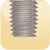 M Machineroltap HSS-E PM TiN gecoat, vorm E