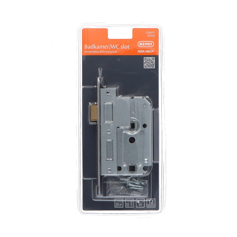 BADKAMER- / WC-SLOT 1264/17 RVS BLISTER